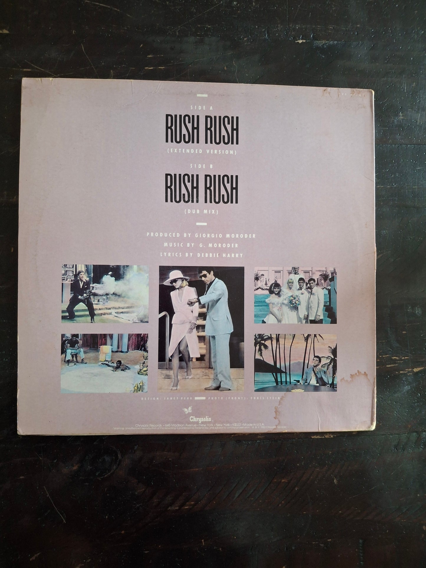 Debbie Harry - Rush Rush - 12inch Single